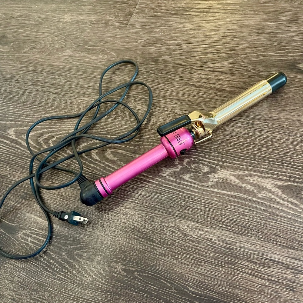 Hot Tools Pink Curling Iron 1”